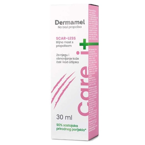 Dermamel scar-less regenerativna krema s medom i propolisom 30 ml  10/2026