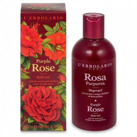LERBOLARIO Purple rose kupelj 250 ml