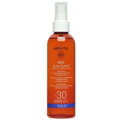 Apivita bee sun safe ulje za brže tamnjenje spf 30 200 ml