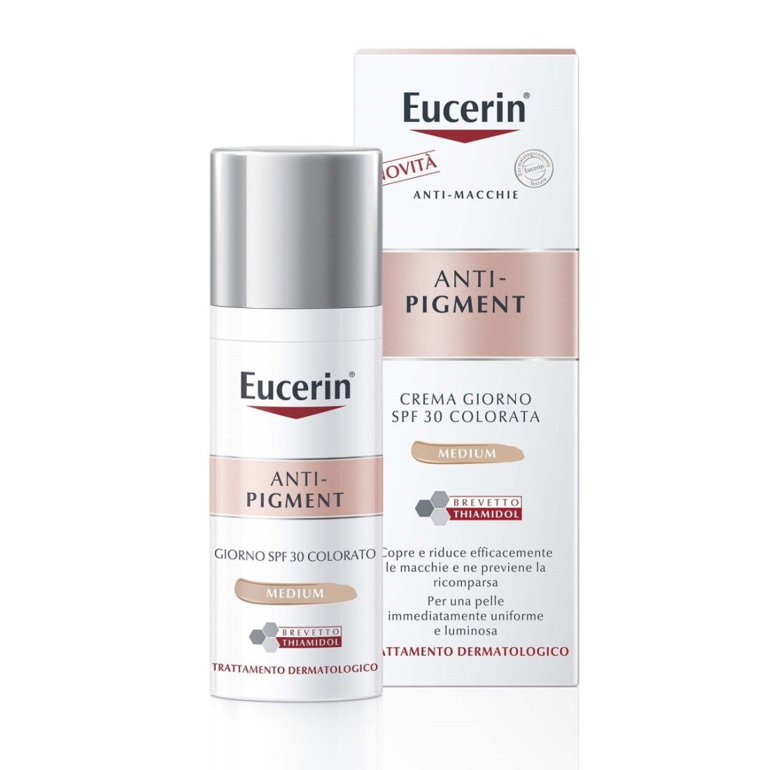 Eucerin Anti-pigment dnevna krema tonirana SPF30 (medium nijansa) 50 ml 08/2026