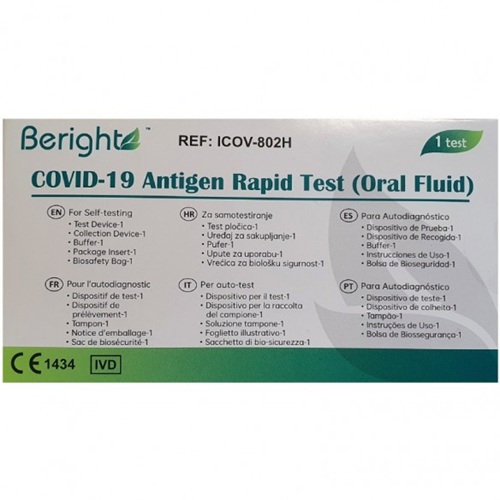 Covid-19 antigen rapid test (oral fulid) 09/2026