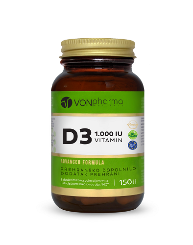 Vonpharma vitamin D3 1000 IE