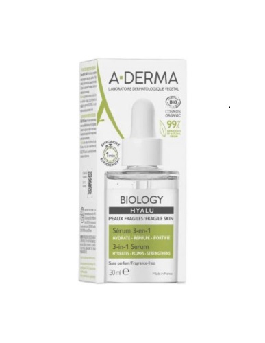 A-derma biology hyalu serum 3 u 1 30 ml 10/2026