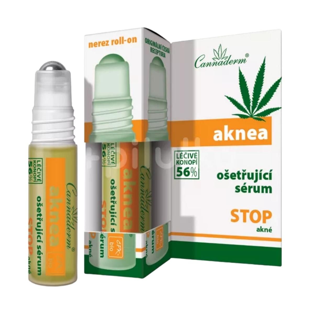 Cannaderm aknea serum 56% konoplje roll-on 5 ml