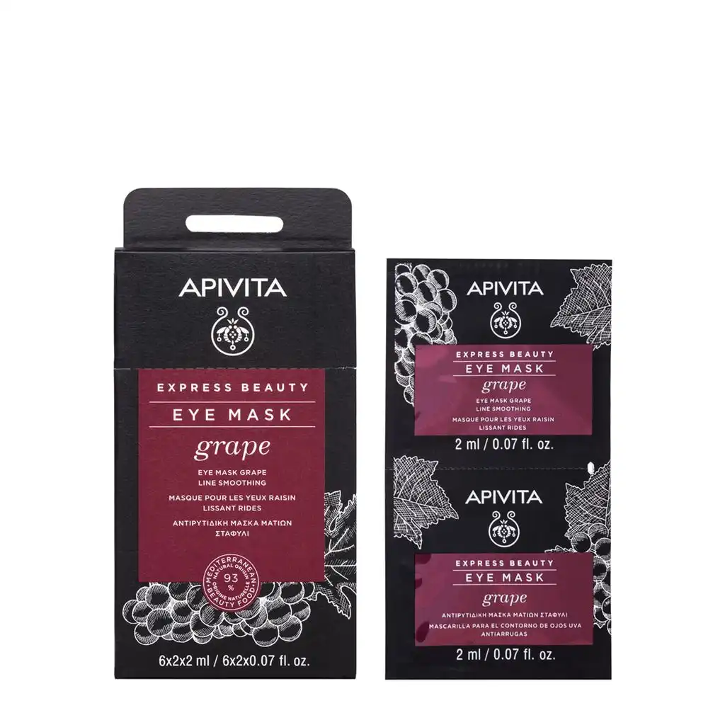 Apivita maska za zaglađivanje područja oko očiju s grožđem 2x2 ml