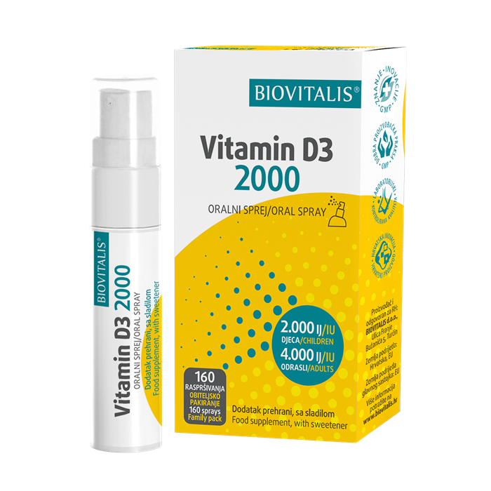 Biovitalis vitamin d3 2000 20 ml 10/2026