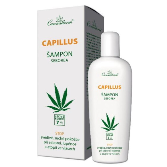 Cannaderm capillus seborea šampon 7% konoplje 150 ml