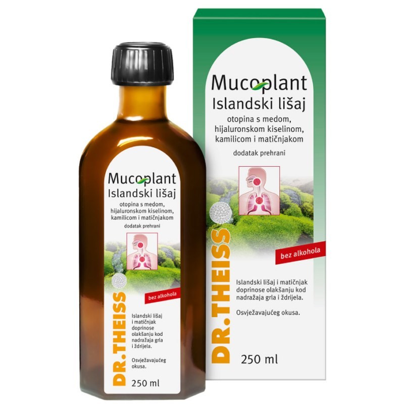 Mucoplant islandski lišaj otopina 250 ml
