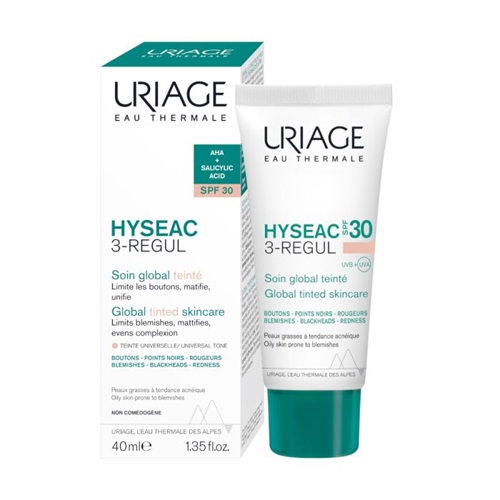 Uriage Hyseac 3-regular SPF30 tonirana krema 40 ml