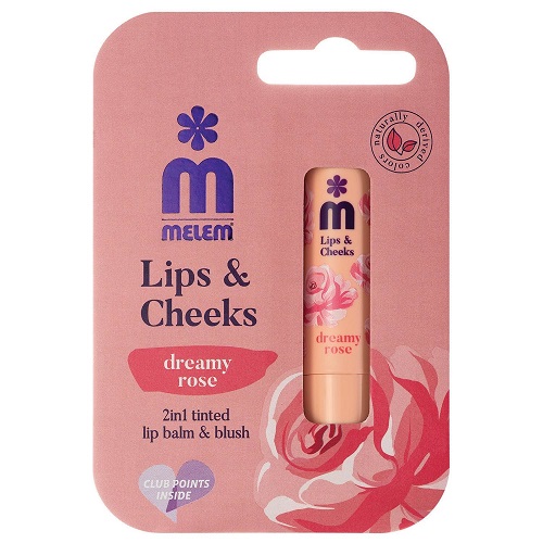 Melem lips and cheeks dreamy rose