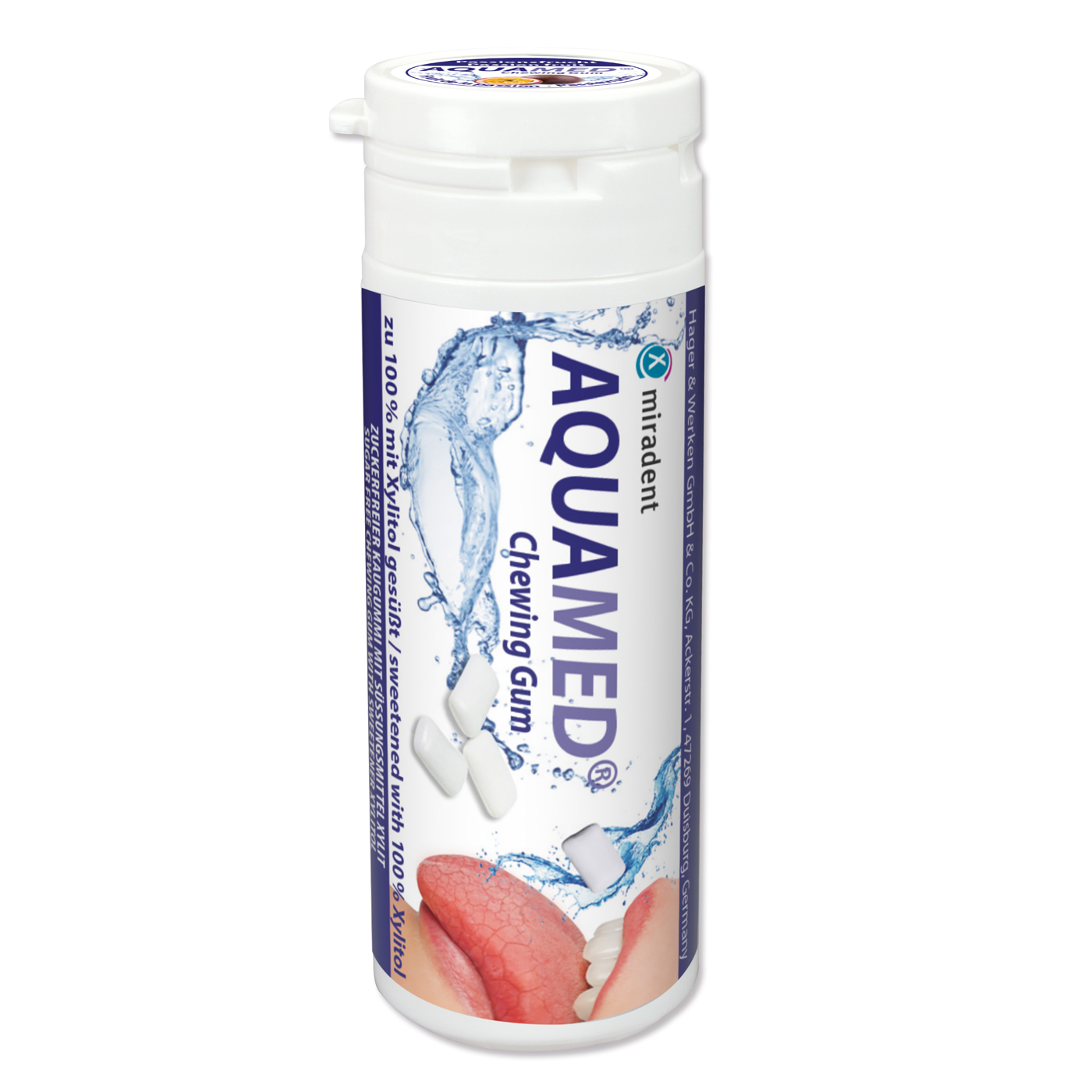 Miradent aquamed žvakaća guma protiv suhoće usta 30 komada