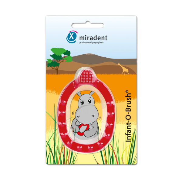 Miradent infant-o-brush četkica za zube za bebe (crvena)