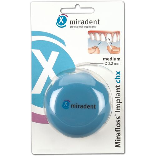 Miradent mirafloss konac za implantate tirkizni medium