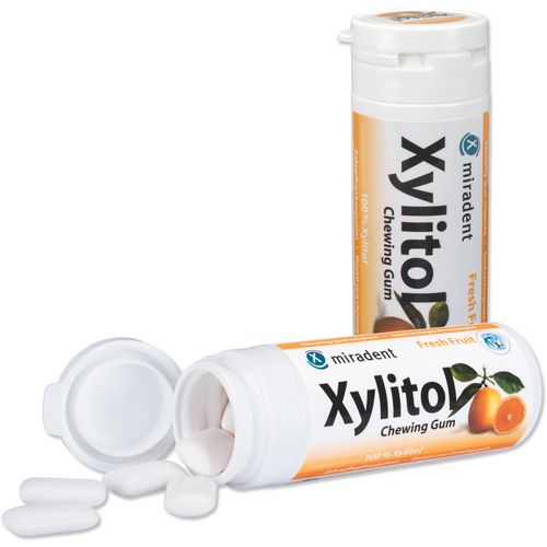 Miradent xylitol žvake s okusom svježeg voća 30 komada