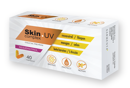 Skin complex UV 40 kaps. 07/2026