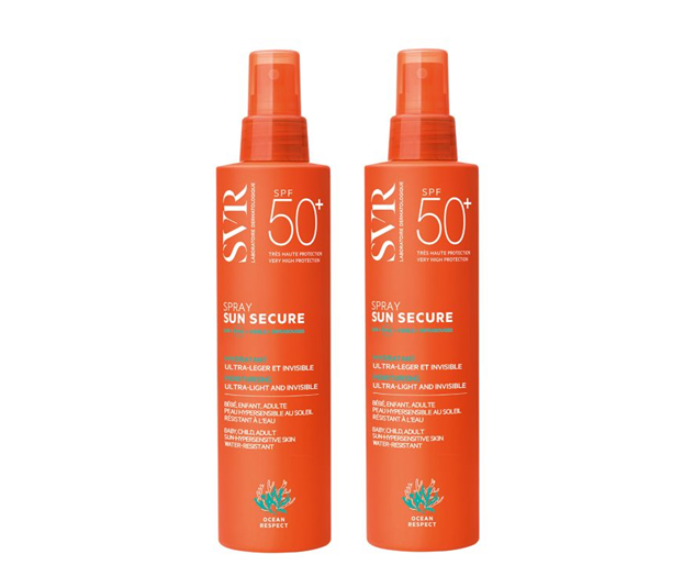 SVR sun secure sprej SPF50+ mlijeko za zaštitu od sunca 200 ml (2 KOM.) - PROMO PAKET