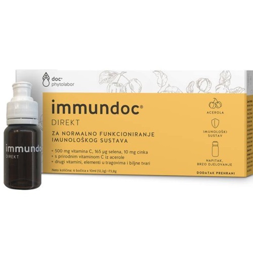 Immundoc DIREKT za jačanje imuniteta 12x10 ml