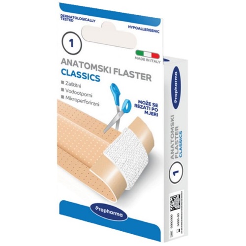 Flaster anatomski classics 1m x 6 cm