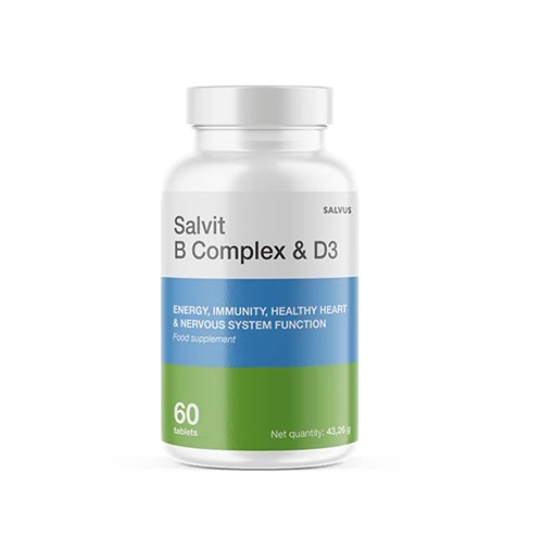 Salvit b complex & d3 60 tableta 10/2026
