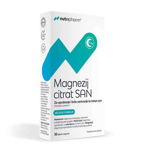 Nutripharm magnezij citrat san 30 kaps. 11/2026