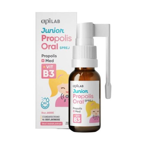 Apilab junior propolis sprej + vitamin b3 20 ml