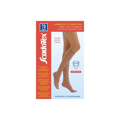 Scudotex S 824 70 DEN VEL.3 GAMBALETTO PUNTA APERTA NERO