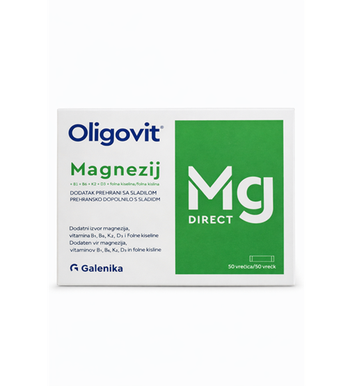 Oligovit magnezij direkt 50 vrećica 05/2026