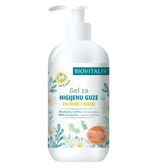 Biovitalis gel za higijenu guze za bebe i djecu 250 ml