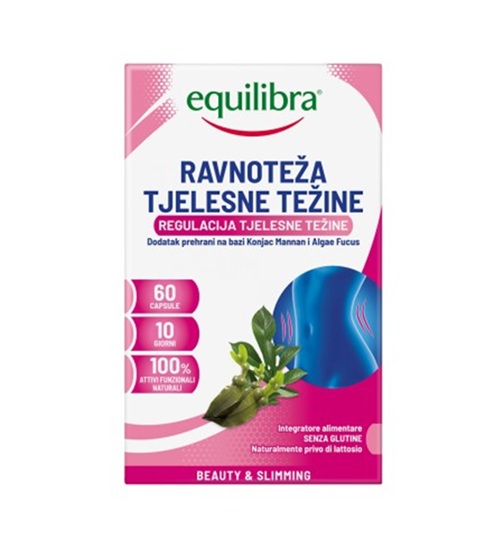 Equilibra dodatak prehrani za regulaciju tjelesne težine 60 kapsula
