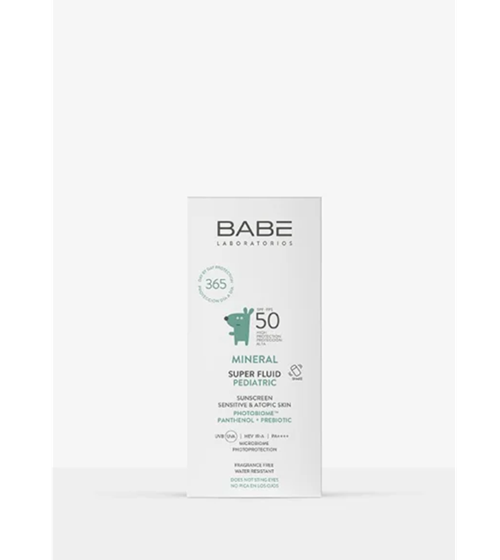 Babe pediatric mineral super fluid spf50 50 ml