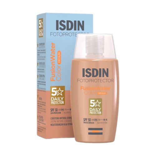 Isdin fotoprotector fusion water color medium SPF50 50 ml 10/2026