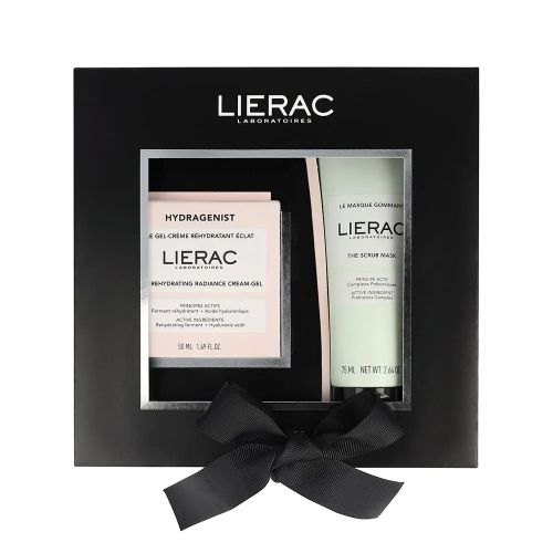 Lierac Hydragenist SET hidratantni gel-krema 50 ml + piling maska 75 ml