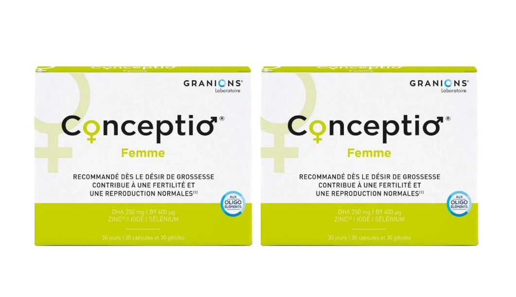 GRANIONS Prenatal 30 kaps. – začeće + zdrav početak trudnoće (2 KOM.)