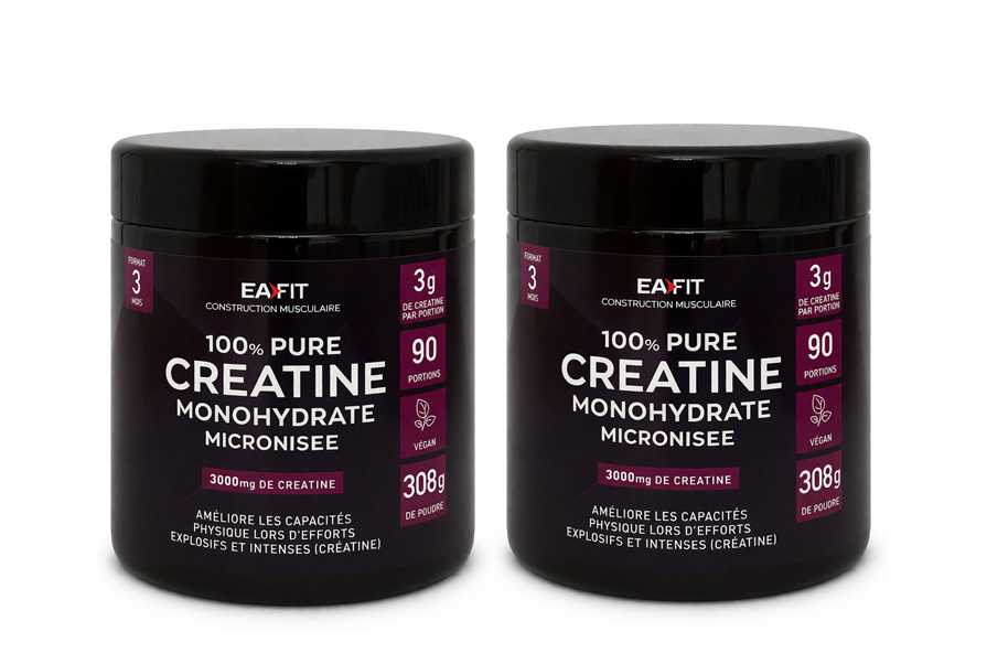 Eafit Pure Creatine (za 3 mj.) – povećanje snage i mišićne mase 300 g - 2 KOM.