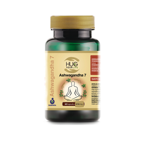HUG Ashwagandha 7 kapsule 616 mg 60 komada
