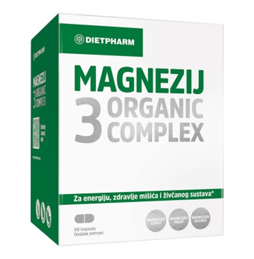 Dietpharm Magnezij 3 Organic Complex 60 kaps