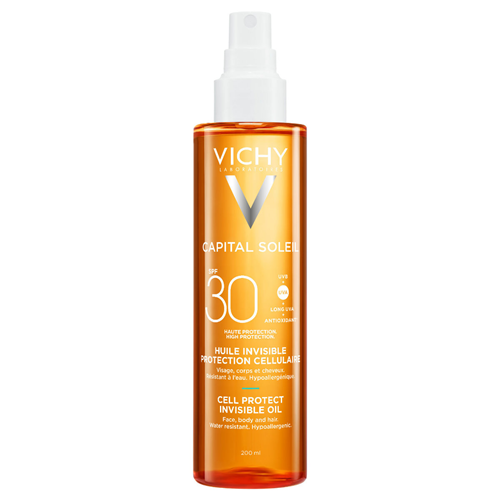 Vichy Capital Soleil Zaštitno ulje za lice, tijelo i vrhove kose SPF30