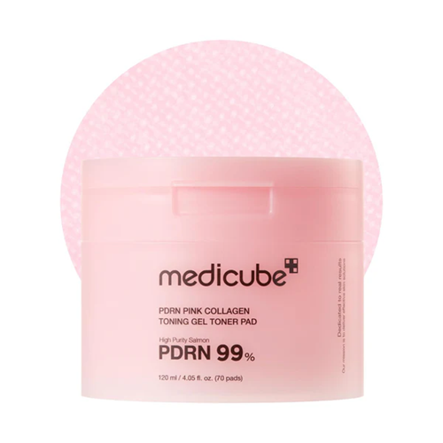 Medicube PDRN Pink Collagen Toning Gel Toner Pad