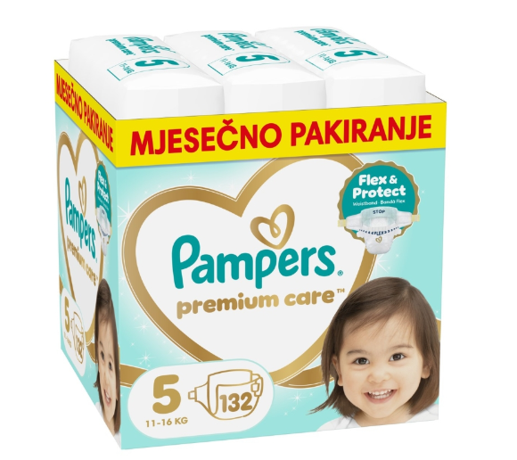 NOVO - Pampers premium care mjesečno pakiranje 2 (4-8 kg) - (204 komada)
