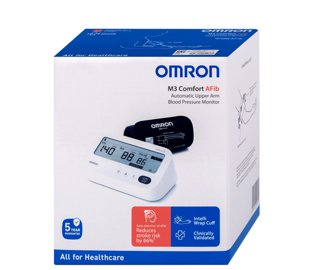 Omron M3 Comfort AFib tlakomjer za nadlakticu HEM7190