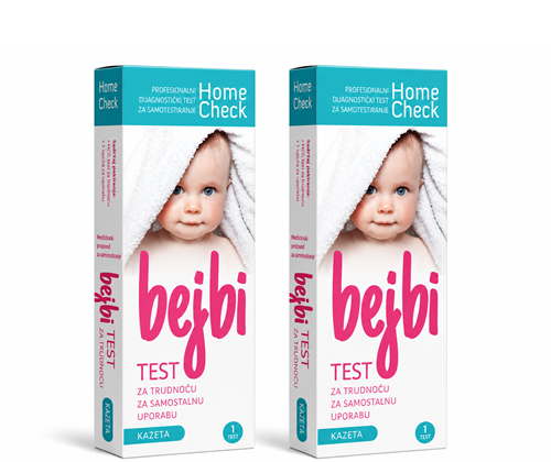 Bejbi test za trudnoću – brzi kućni test (2 kom.)