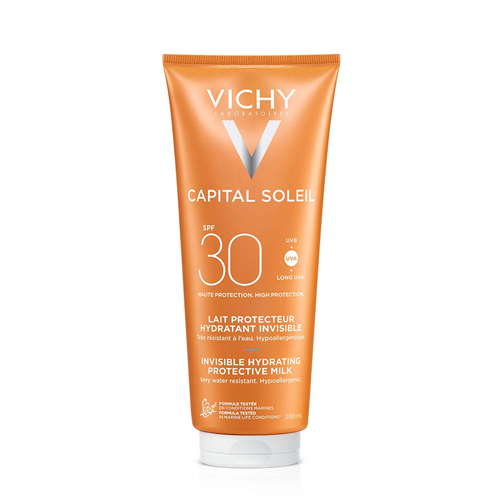 Vichy capital soleil obiteljsko pakiranje: hidratantno mlijeko za osjetljivu kožu spf30 300ml