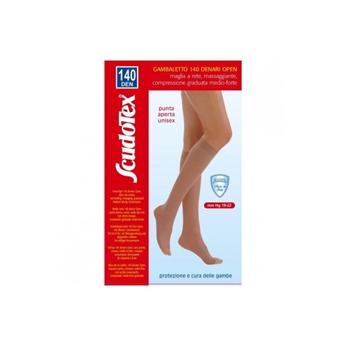 Scudotex S 593 140 DEN VEL.3 COLLANT PUNTA APERTA NERO
