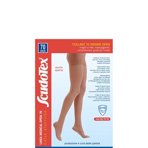 Scudotex S 822 70 DEN VEL.4 COLLANT PUNTA APERTA SKIN