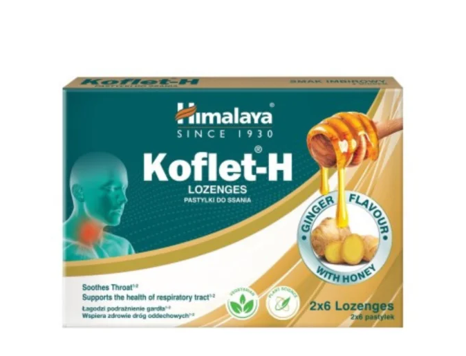 Himalaya koflet-h đumbir 12 pastila