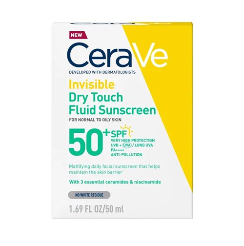 Cerave nevidljivi dry touch fluid SPF50 50 ml