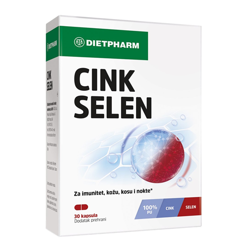 Dietpharm Cink Selen 30 kapsula