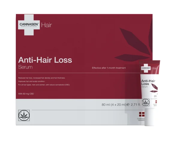Cannasen Anti-Hair Loss serum protiv ispadanja kose sa CBD-om 4x20ml