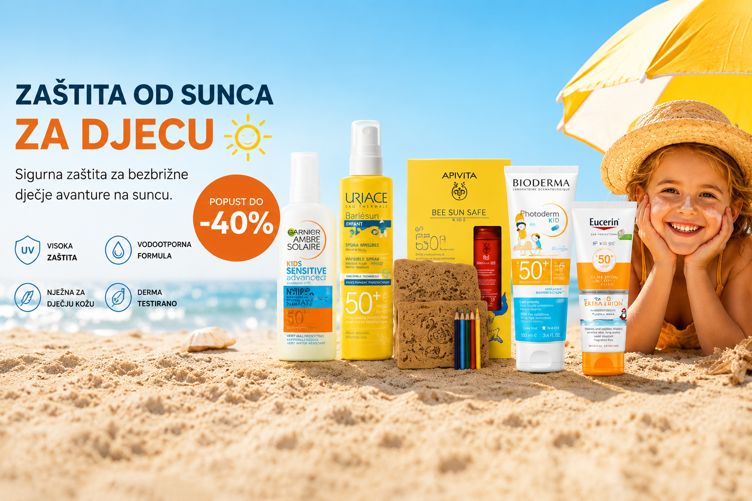 Zaštita od sunca za djecu